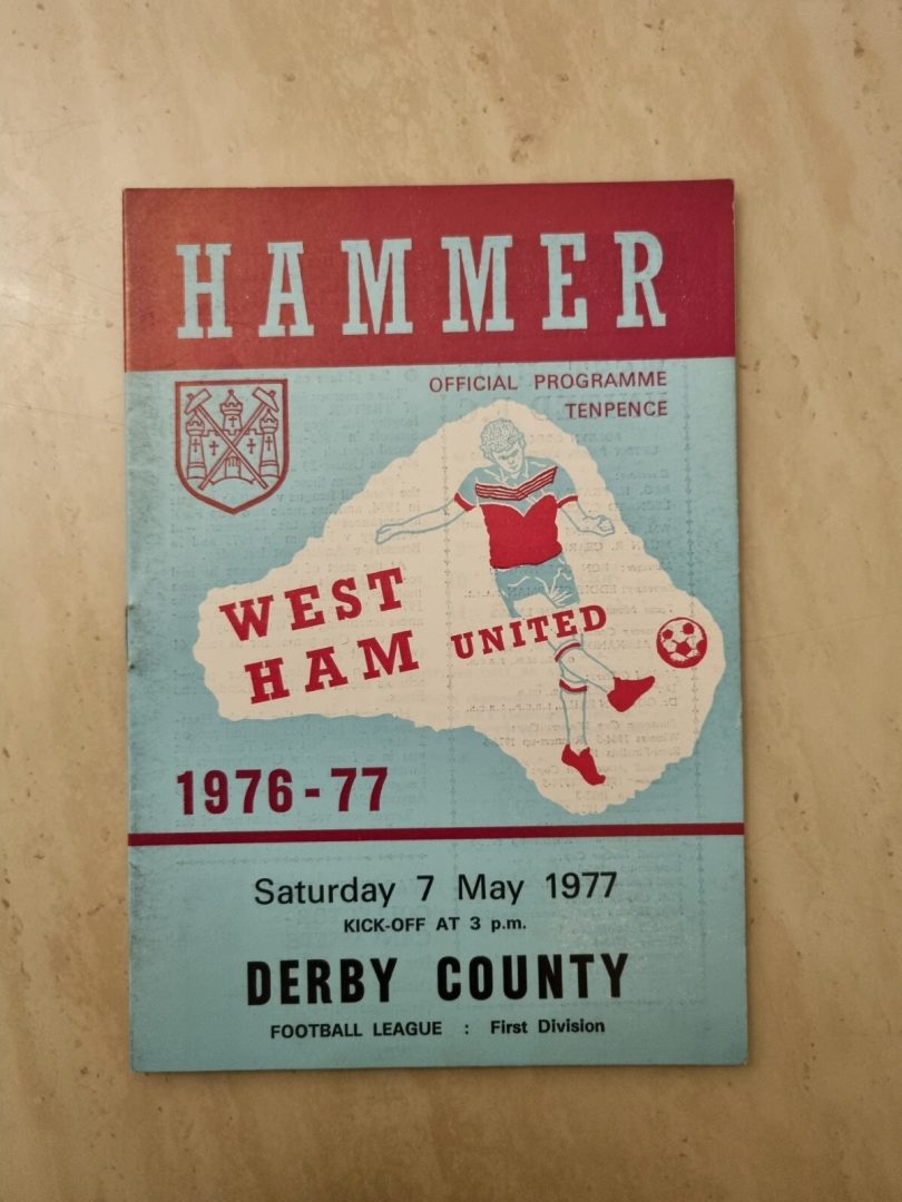1976/77 West Ham United v Derby County - 7th May Main Image