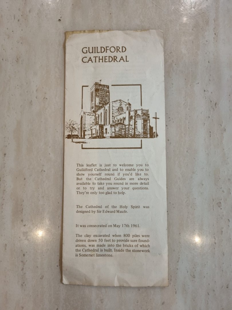 Guildford Cathedral Leaflet Main Image