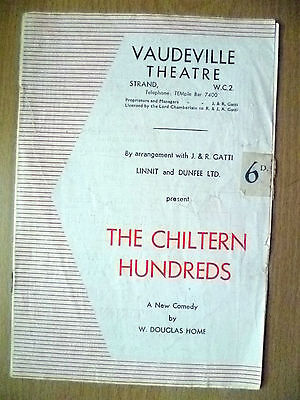 Vaudeville Theatre- THE CHILTERN HUNDREDS by W Douglas Home Main Image