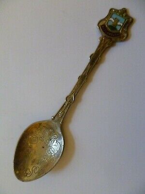 Watermouth Coffee Spoon / Souvenir Spoon WAPW Silver Plated ANTIQUE Org Main Image