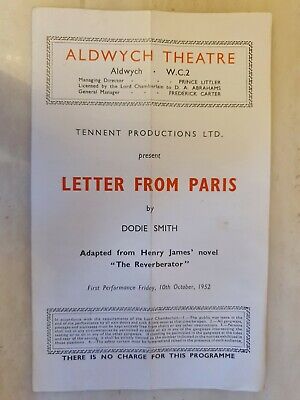 LETTER FROM PARIS - PETER BARKWORTH NICHOLAS PHIPPS SCOTT McKAY JESSIE EVANS Main Image