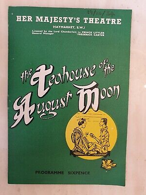 THE TEAHOUSE OF THE AUGUST MOON ELI WALLACH WILLIAM SYLVESTER GRACIA TAY Main Image