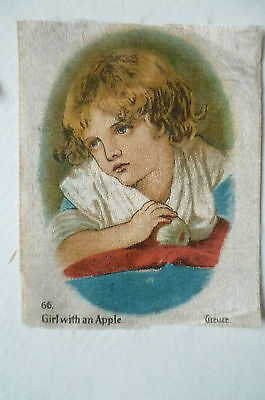 B.D.V. CIGARETTES SILK- GIRL WITH AN APPLE ORIGINAL PRINTED SILK, No. 66 Main Image