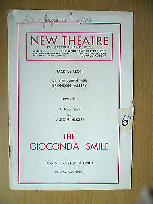 1948 THE GIOCONDA SMILE - BRENDA BRUCE GORDON HOWLETT PAMELA BROWN MARY MERRALL Main Image