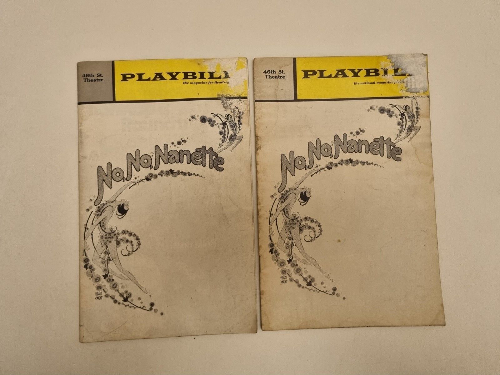 No No Nanette Ruby Keeler Bobby Van Helen Gallagher - Playbill 46th Theatre Main Image