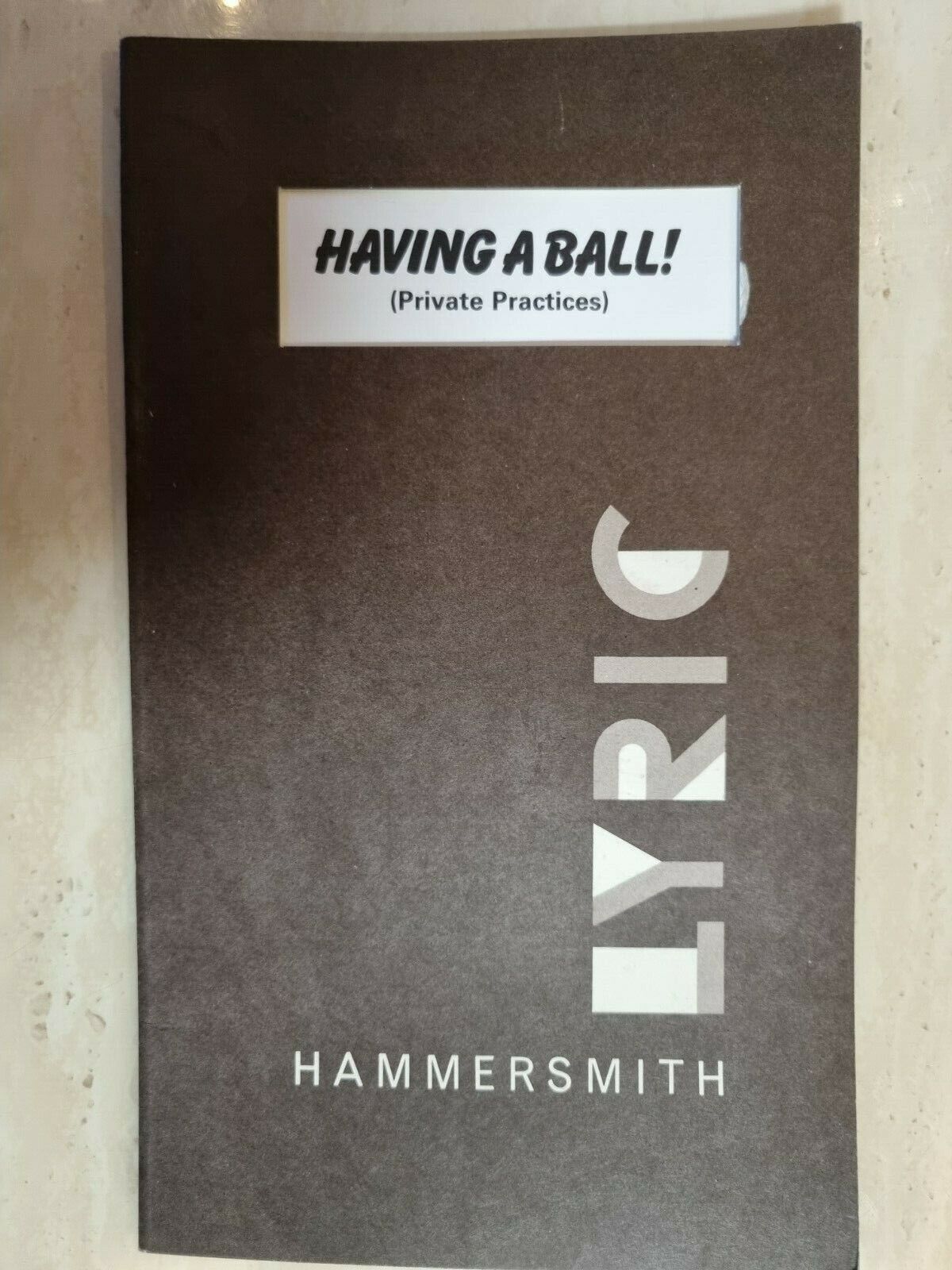 HAVING A BALL - DAVID ROSS LOIS BAXTER NIGEL COOKE PAM FERRIS PHILIP DONAGHY Main Image