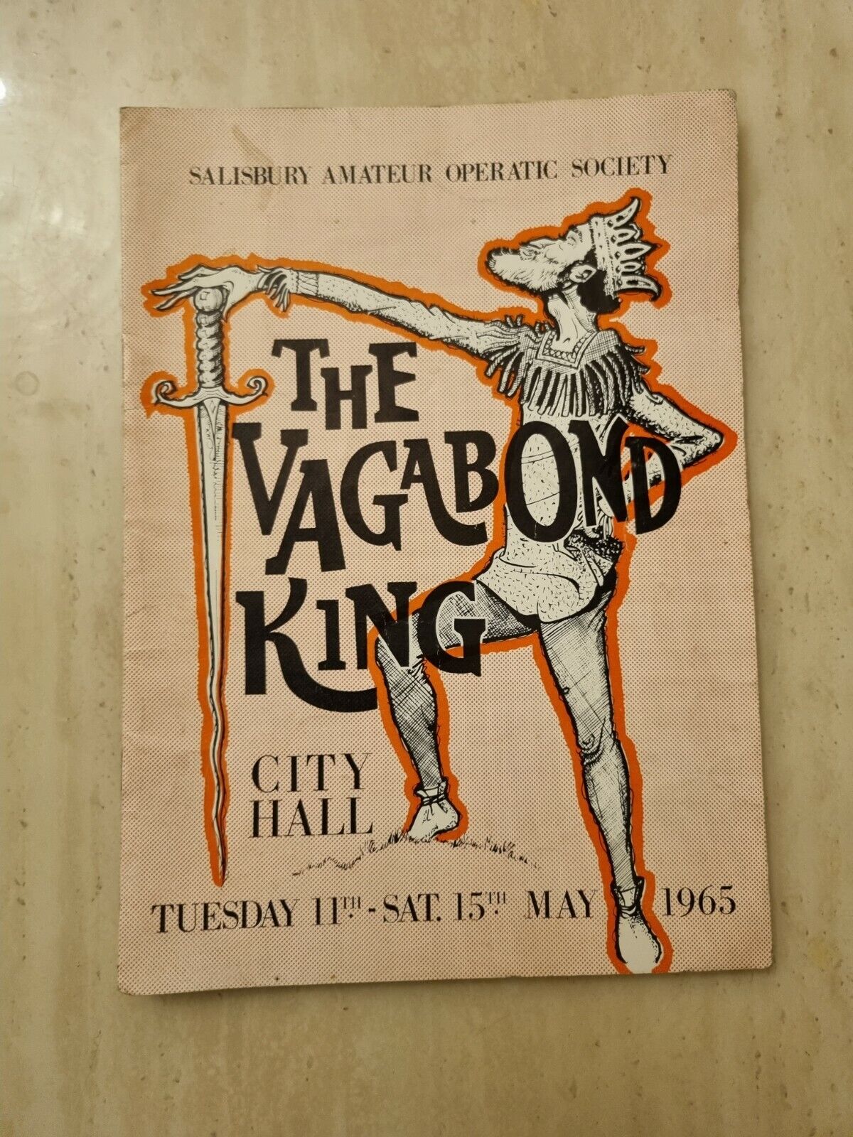 SALISBURY AMATEUR OPERATIC SOCITY THE VAGABOND KING - COLIN SAXTON DOLORES READ Main Image