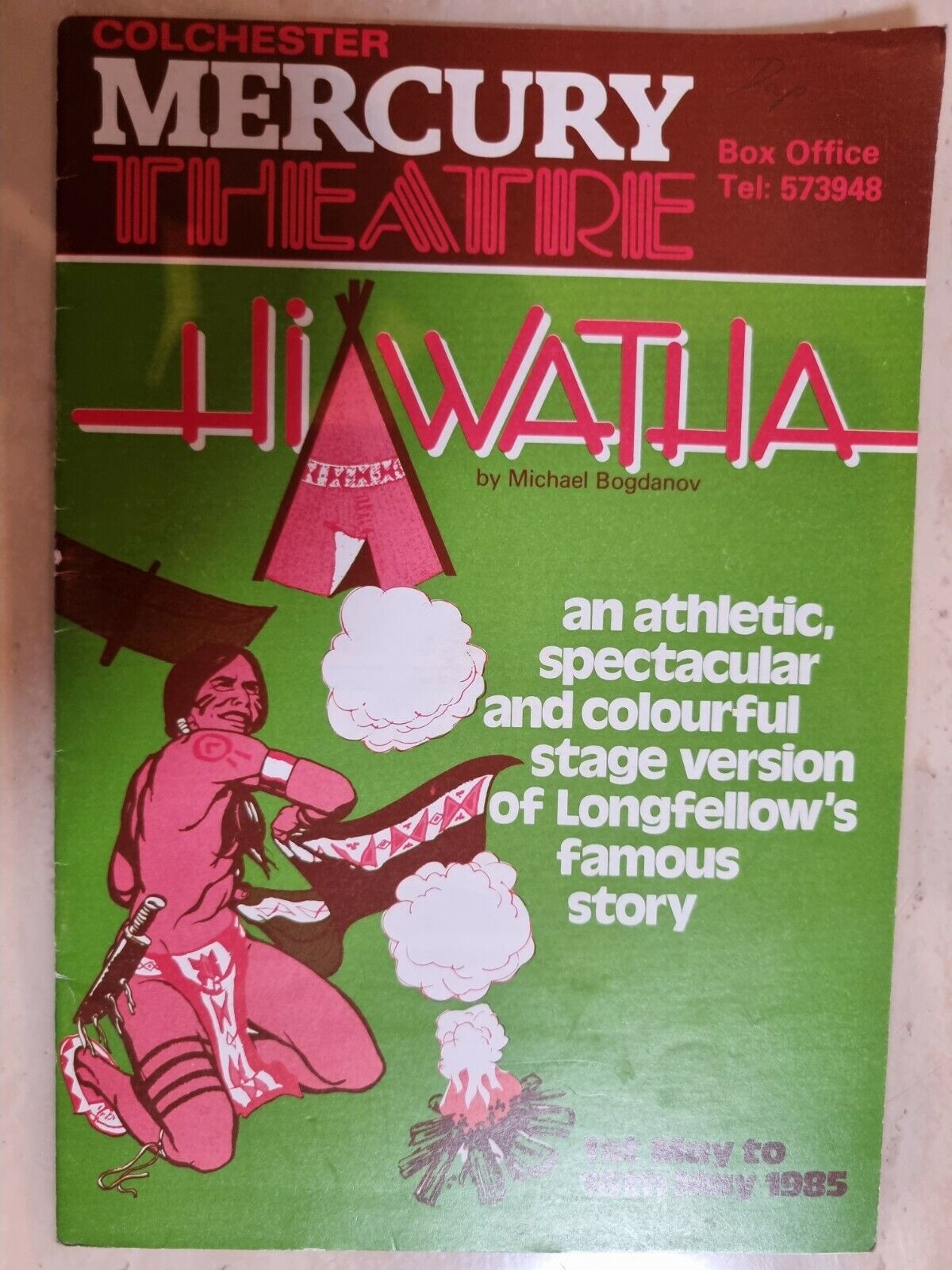 COLCHESTER MERCURY THEATRE HIAWATHA - DAVID LEONARD JAMES STADDON TRACY COLLIER Main Image