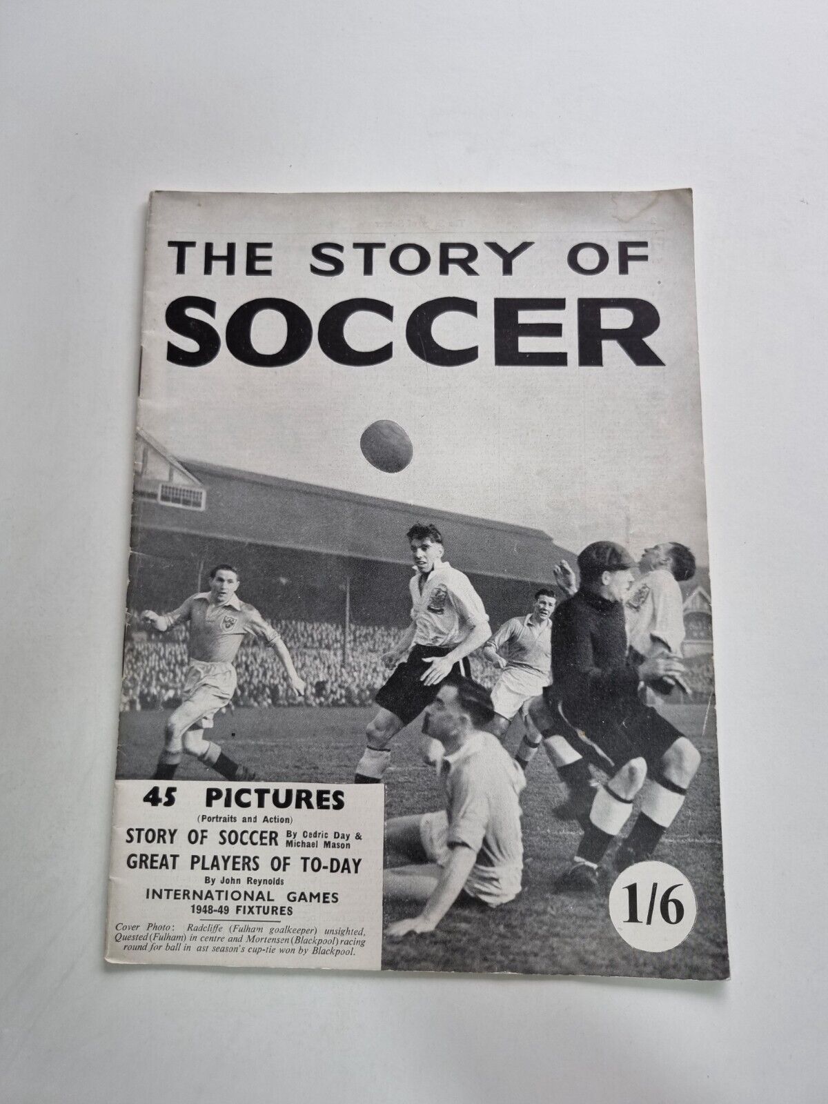 The Story of Soccer Great Players of The Day International Games 1948-49 Fixture Main Image