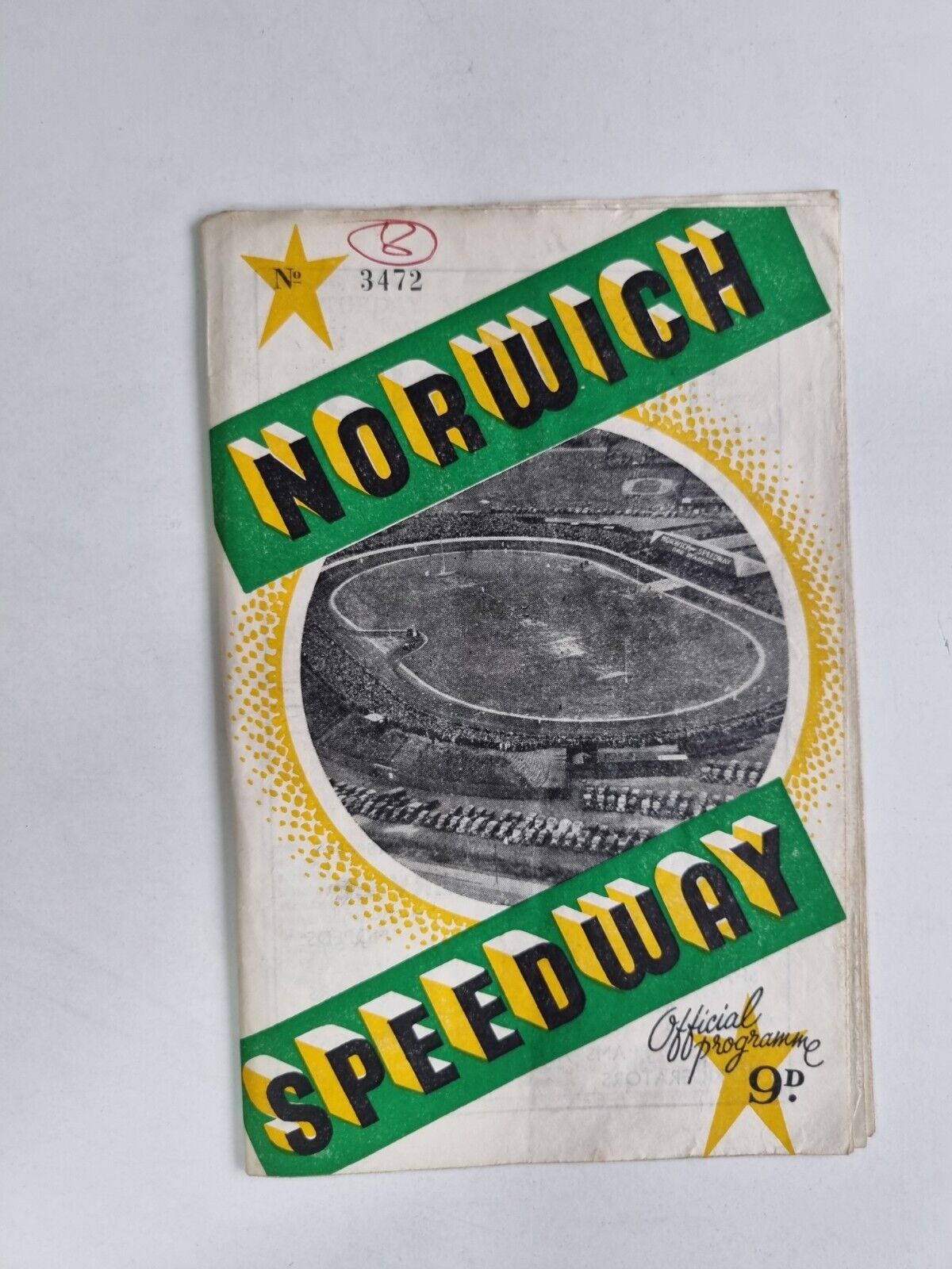 Norwich Speedway East Anglian Shield Replay Norwich v Ipswich - 13th May 1961 Main Image