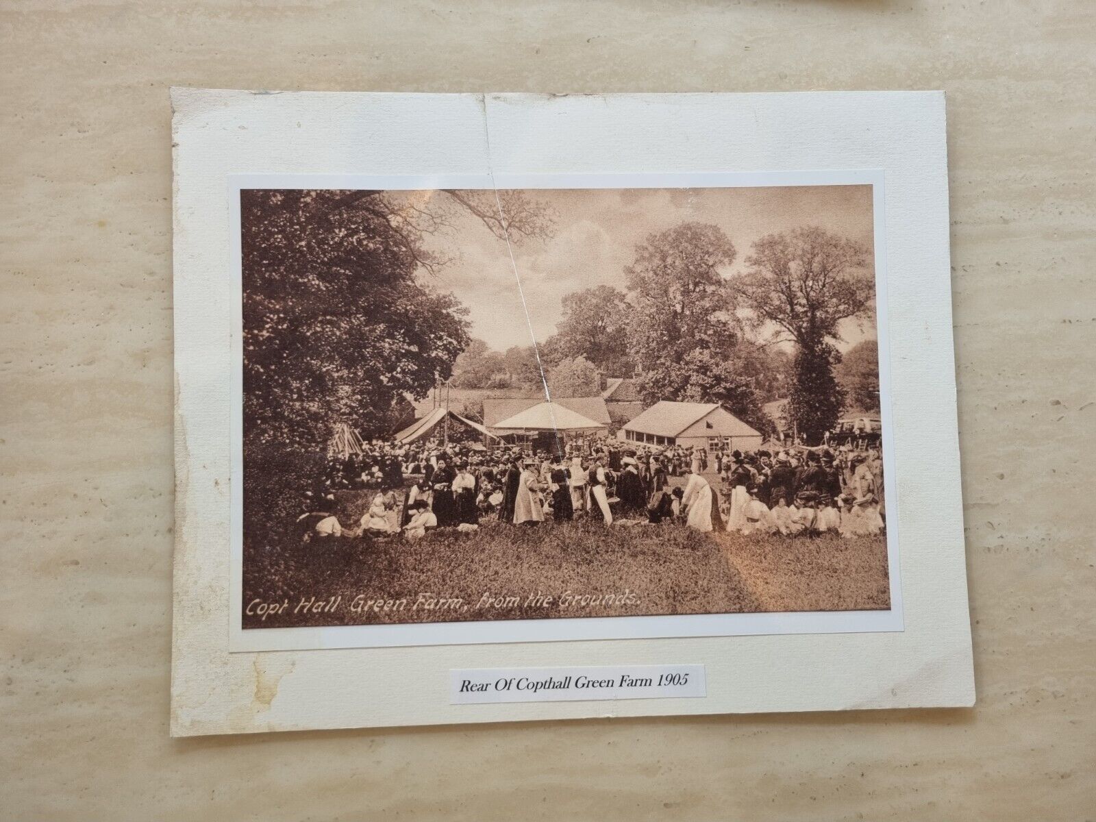 Rear of Copthall Green Farm 1905 - Photo 21 cm x 29 cm Main Image