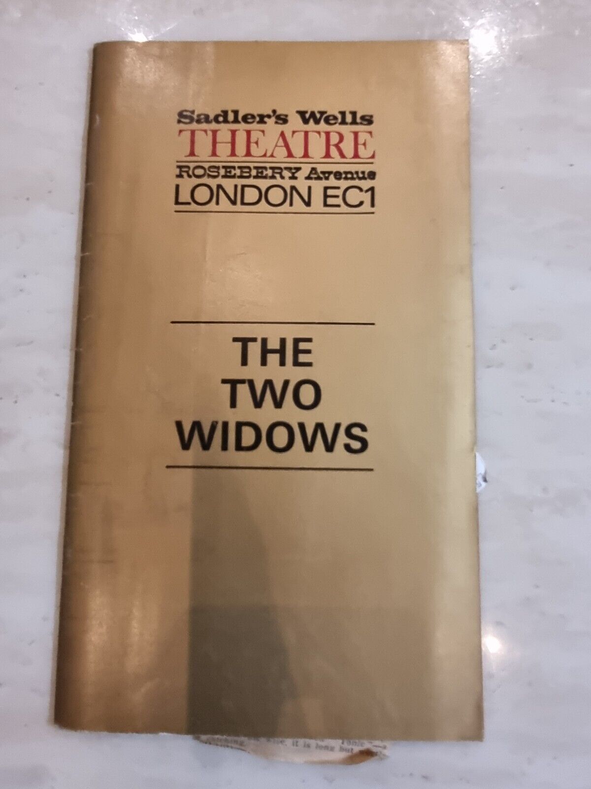 The Two Widows Jessica Cash Maureen Keetch Paul Sherrell Elaine Watts &Press cut Main Image