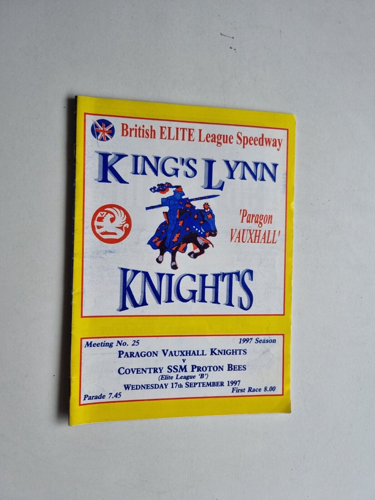 King's Lynn Paragon Vauxhall Knights v Coventry SSM Proton Bees - 17/07/1997 Main Image