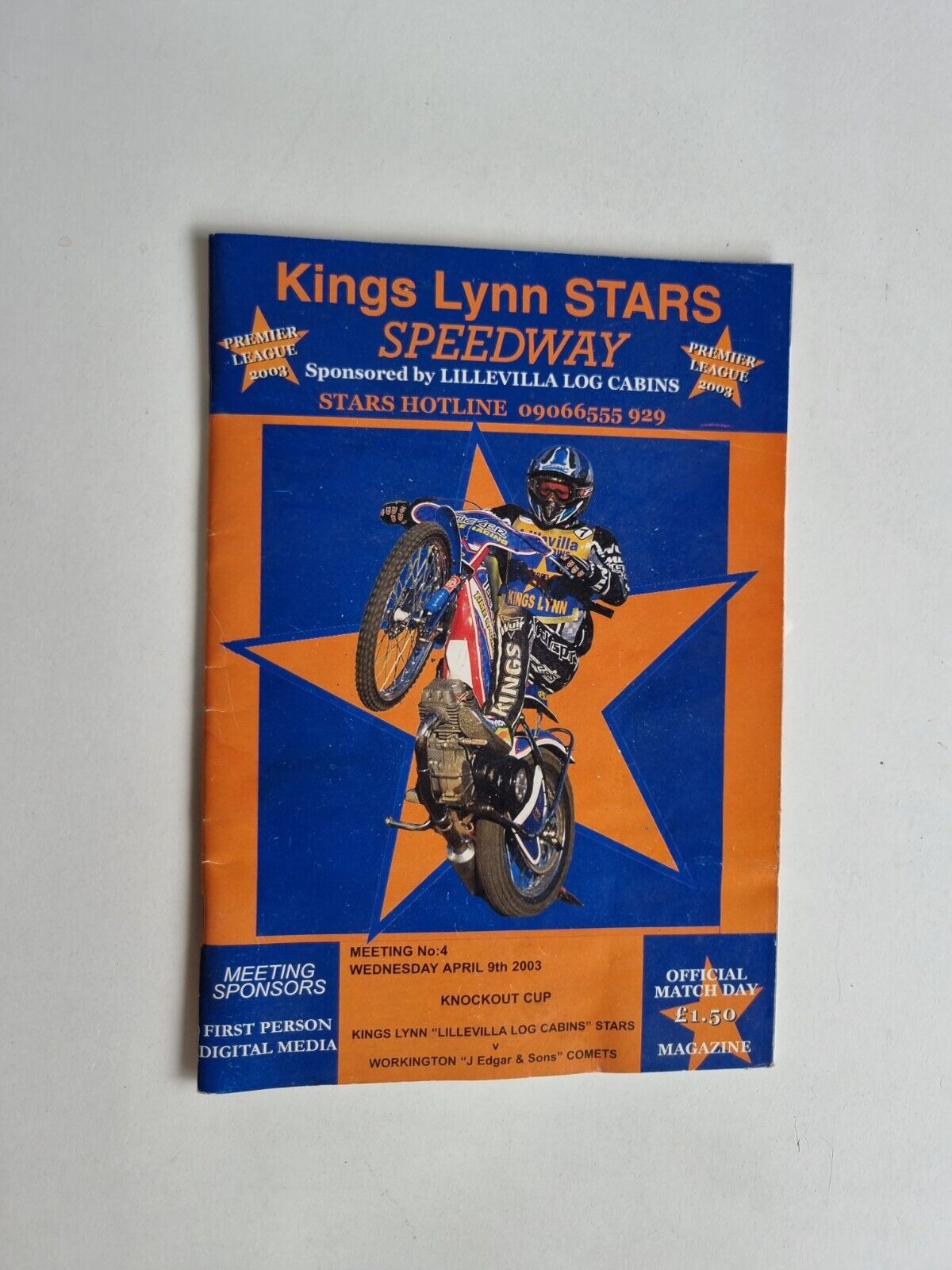 King's Lynn Lillevilla Log Cabins Star v Workington Comets - 09/04/2003 Main Image
