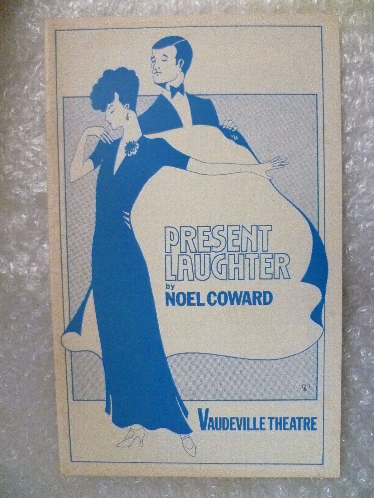 1981 Theatre Programme PRESENT LAUGHTER by Noel Coward Main Image