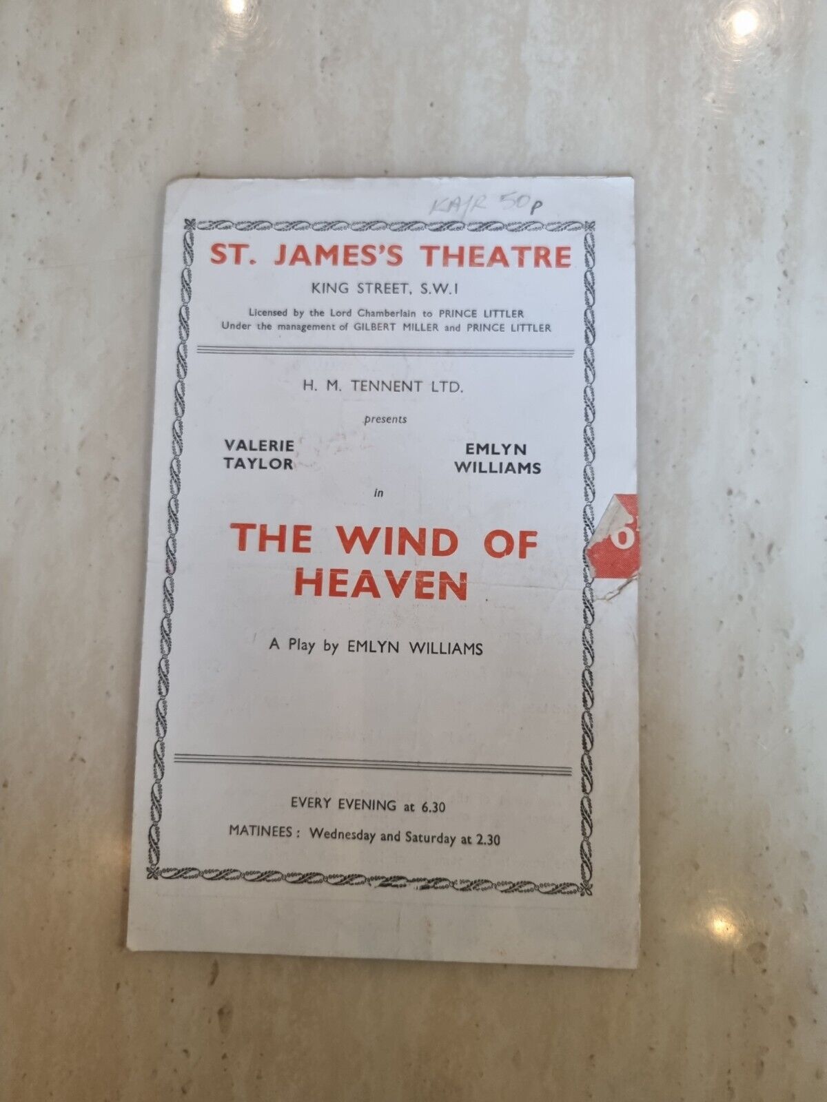 The Wind of Heaven Valerie Taylor Emlyn Williams Herbert Lomas Barbara Cooper Main Image