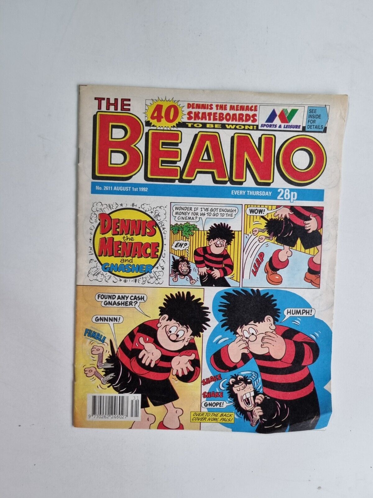 Beano Comic No. 2611, 1st August 1992 Main Image