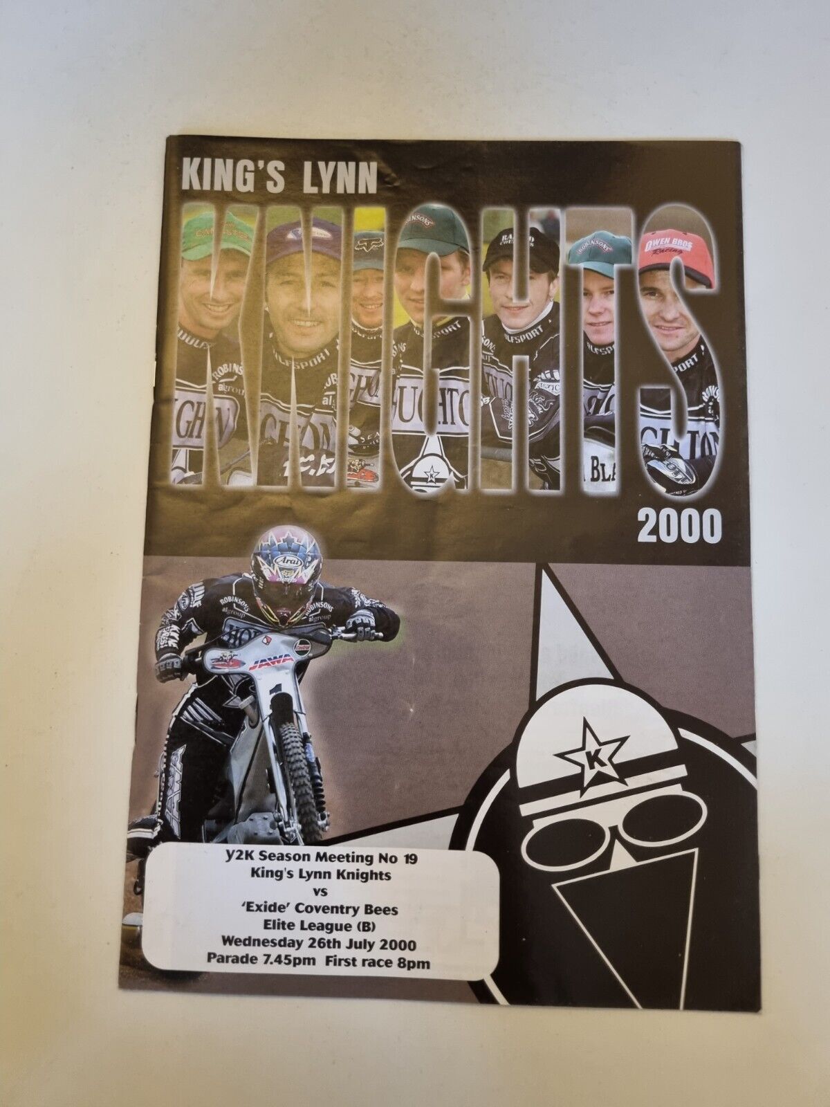 Speedway King's Lynn Knights v Coventry Exide Bees 26th July 2000 Main Image