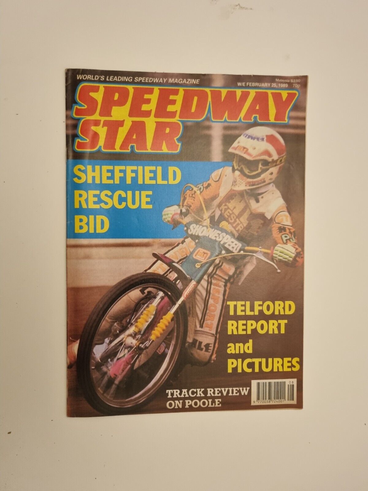 Speedway Star Vol 37 No. 48 - 28th February 1989 Main Image