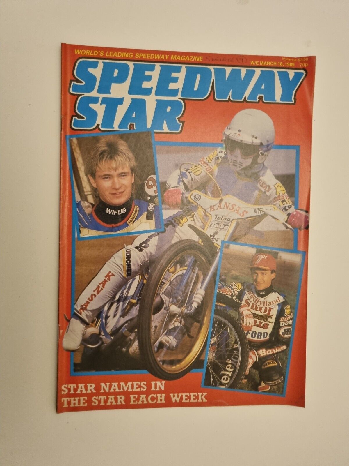 Speedway Star Vol 37 No. 51 - 18th March 1989 Main Image
