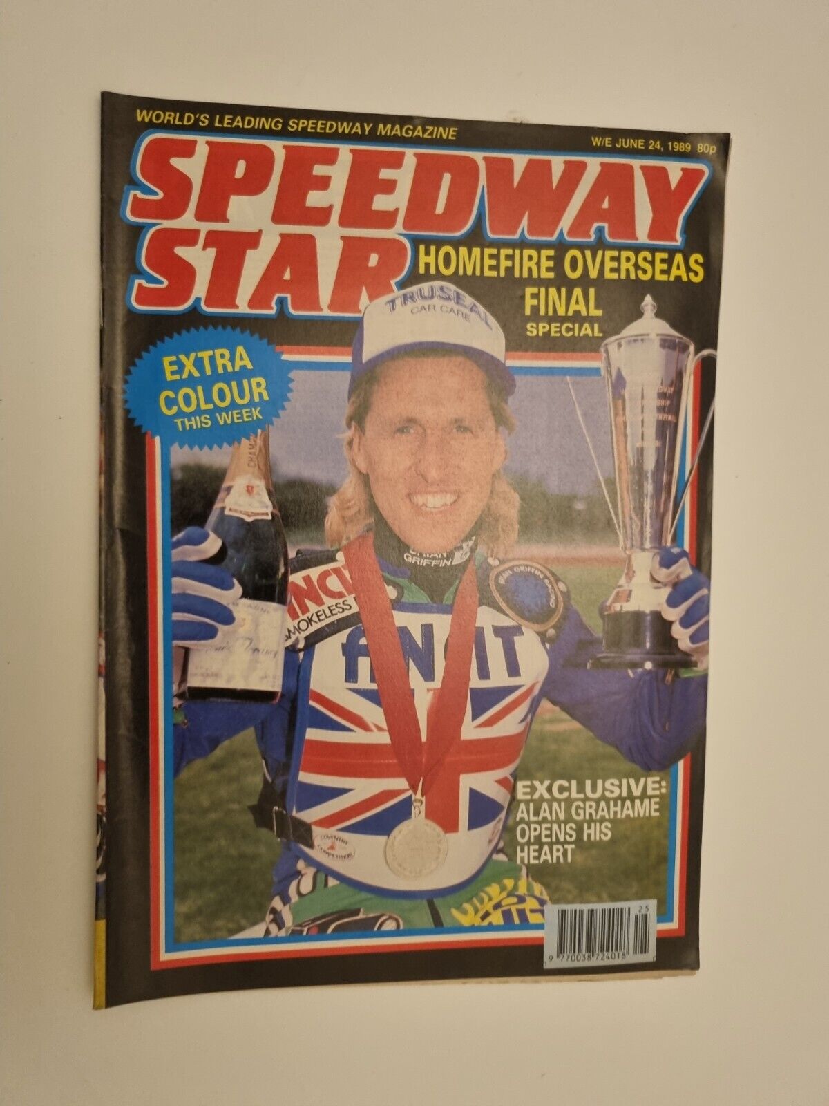 Speedway Star Vol 38 No. 13 - 24th June 1989 Alan Grahame Main Image
