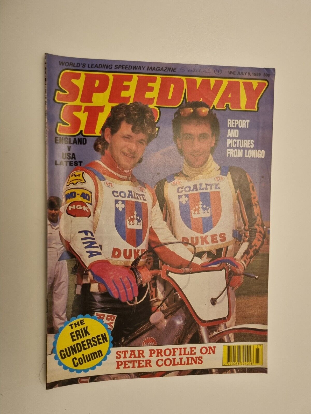 Speedway Star Vol 38 No. 14 - 8th July 1989 Main Image