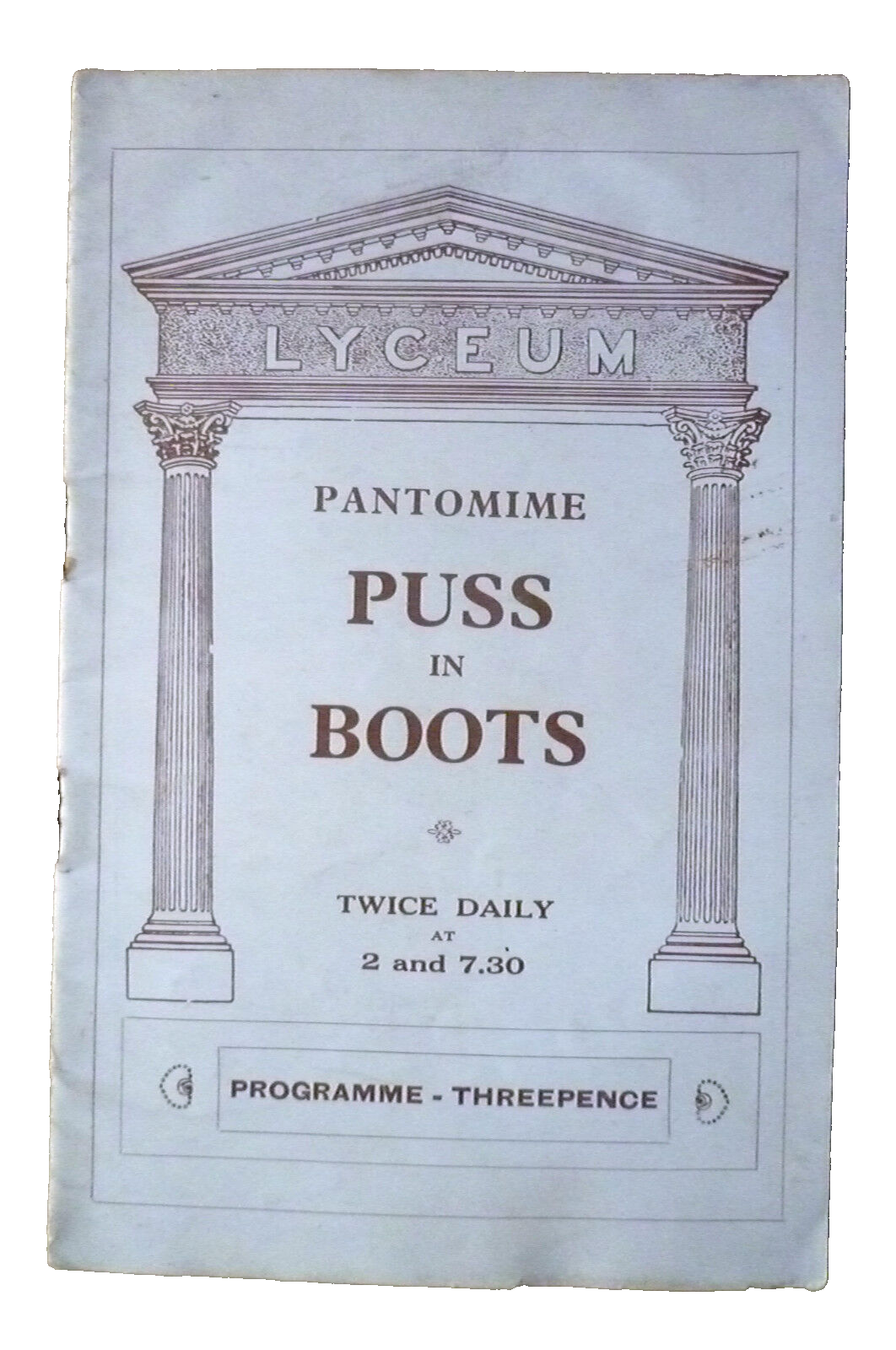 Pantomime Puss In Boots Noel Carey Eve Benson Jack Hurst Molly Vyvyan Rena Hall Main Image