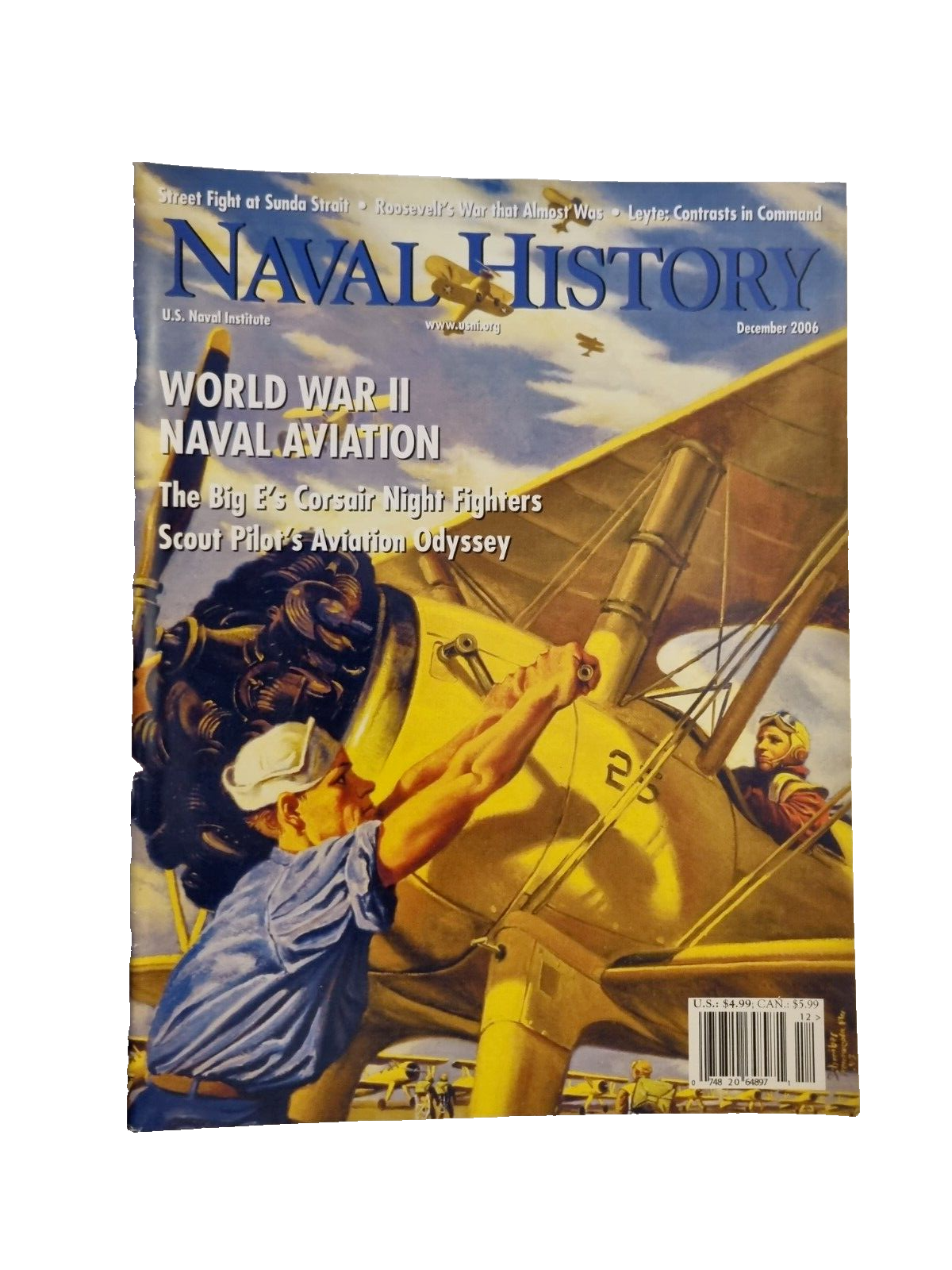 Naval History Magazine World War II Naval Aviation December 2006 Vol 20 No.6 Main Image