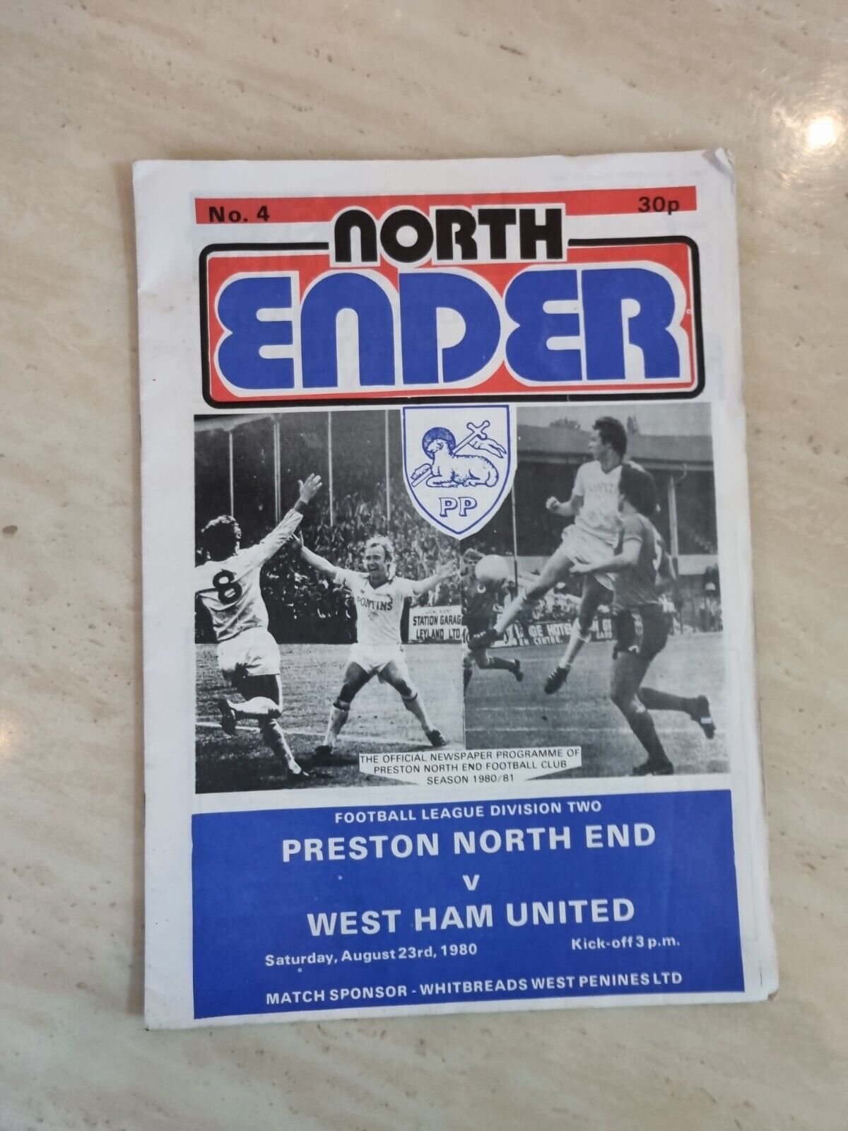 1980/81 Preston North End v West Ham United - 23rd August Main Image