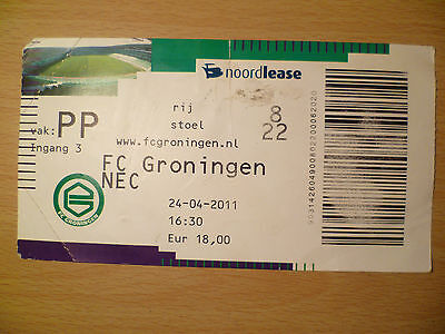 TICKET 24 April 2011- GRONINGEN v NEC Main Image