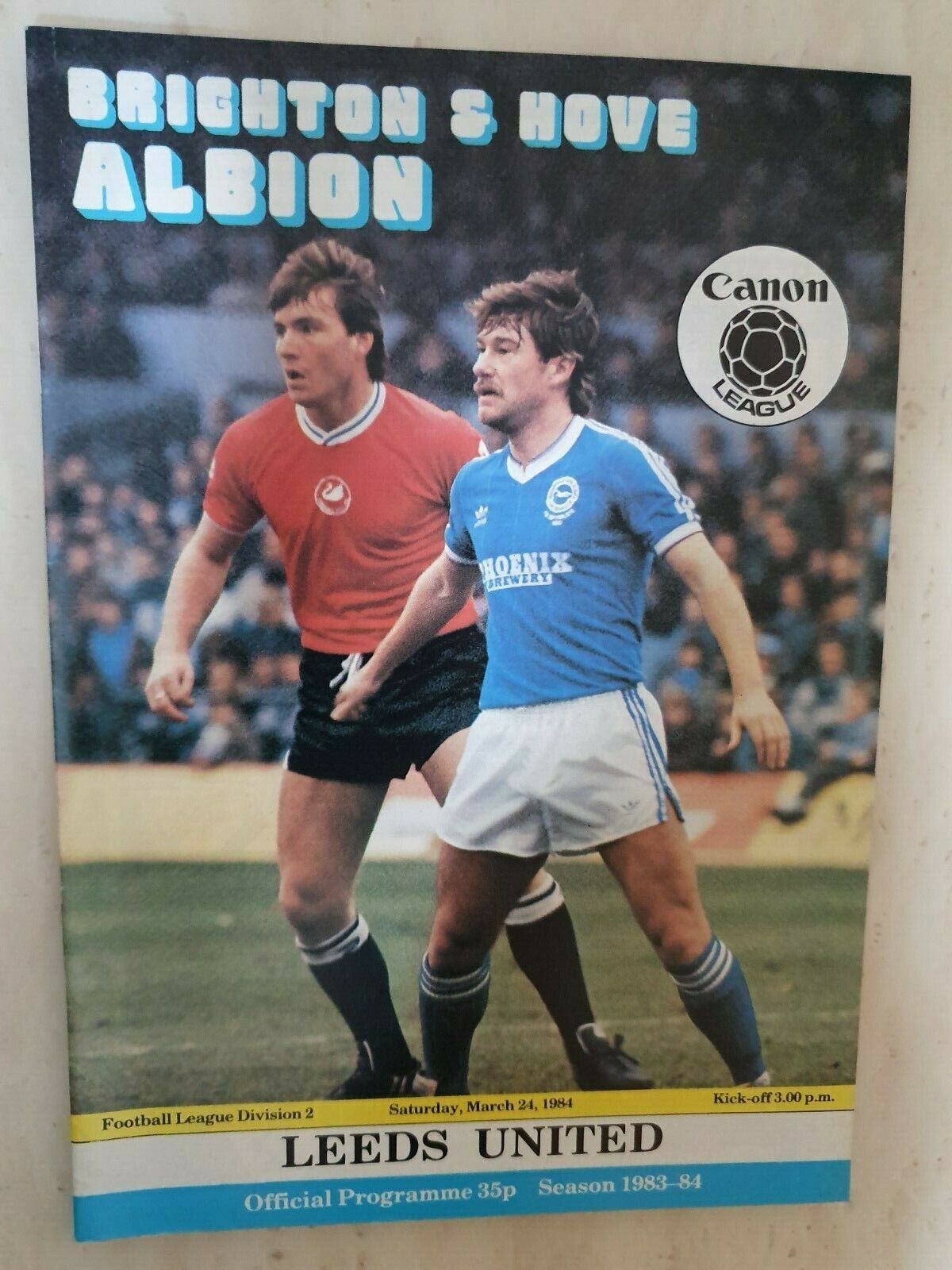 1984 BRIGHTON & HOVE ALBION v LEEDS UNITED - 24th March Main Image