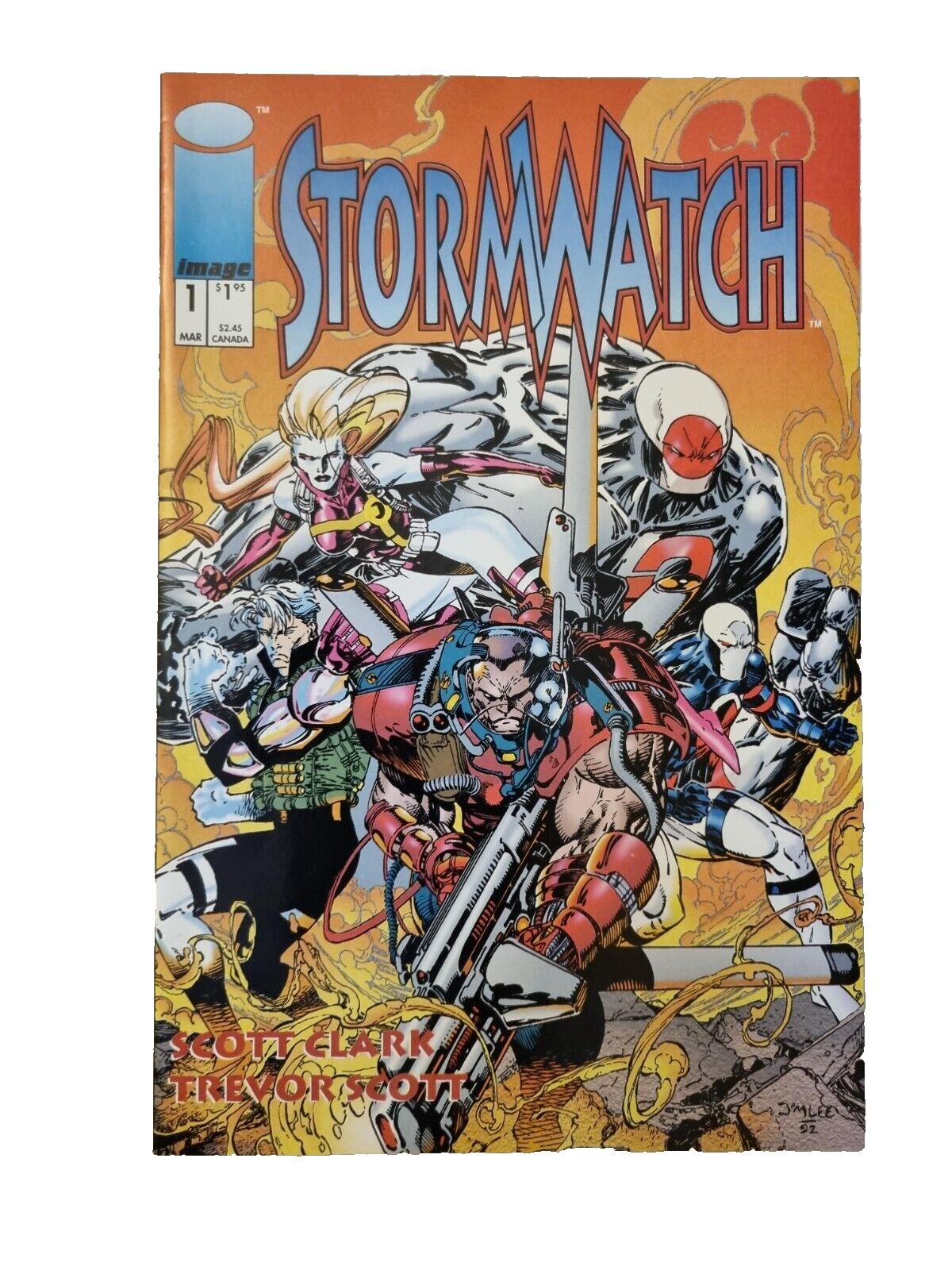 Stormwatch No. 1, March 1993 First Printing Image Comics Main Image