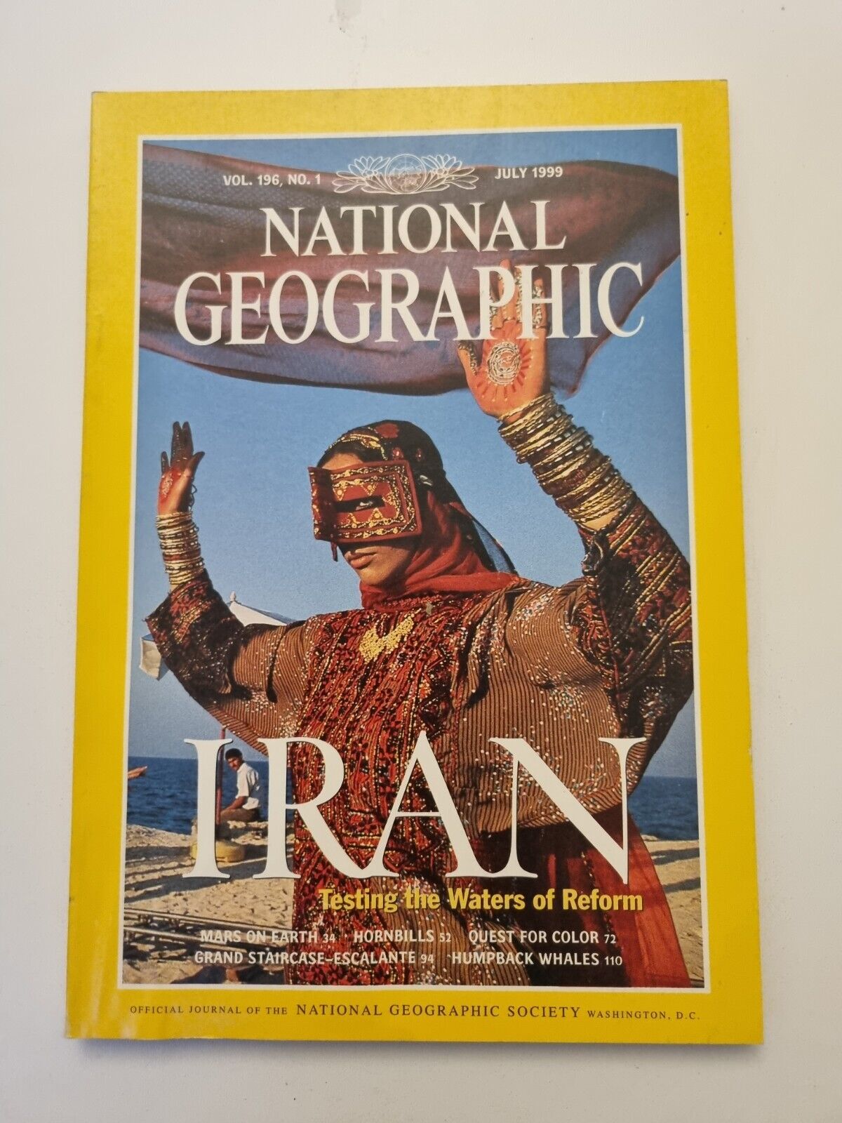 National Geographic July 1999 Vol. 196 No. 1 - IRAN Testing The Water of Reforms Main Image
