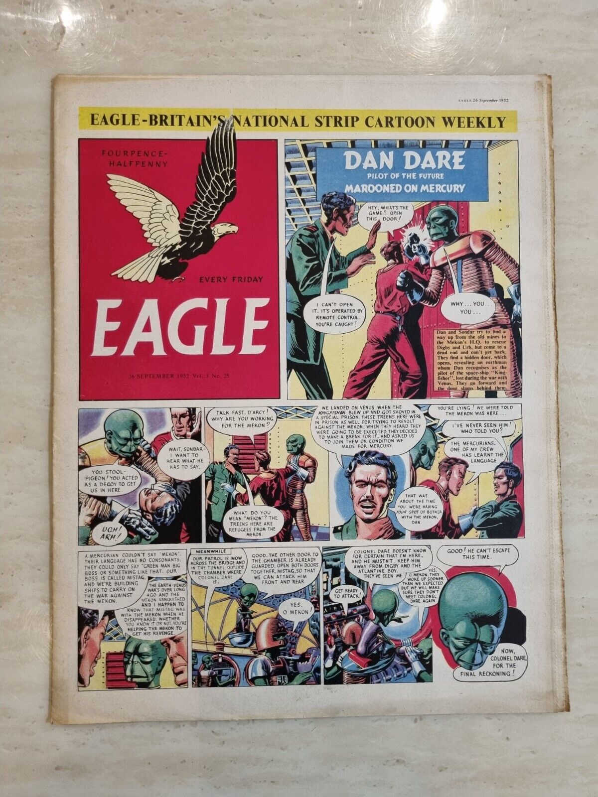 Eagle Comic Vol 3 No 25, 26th September 1952 A Modern Airport Main Image