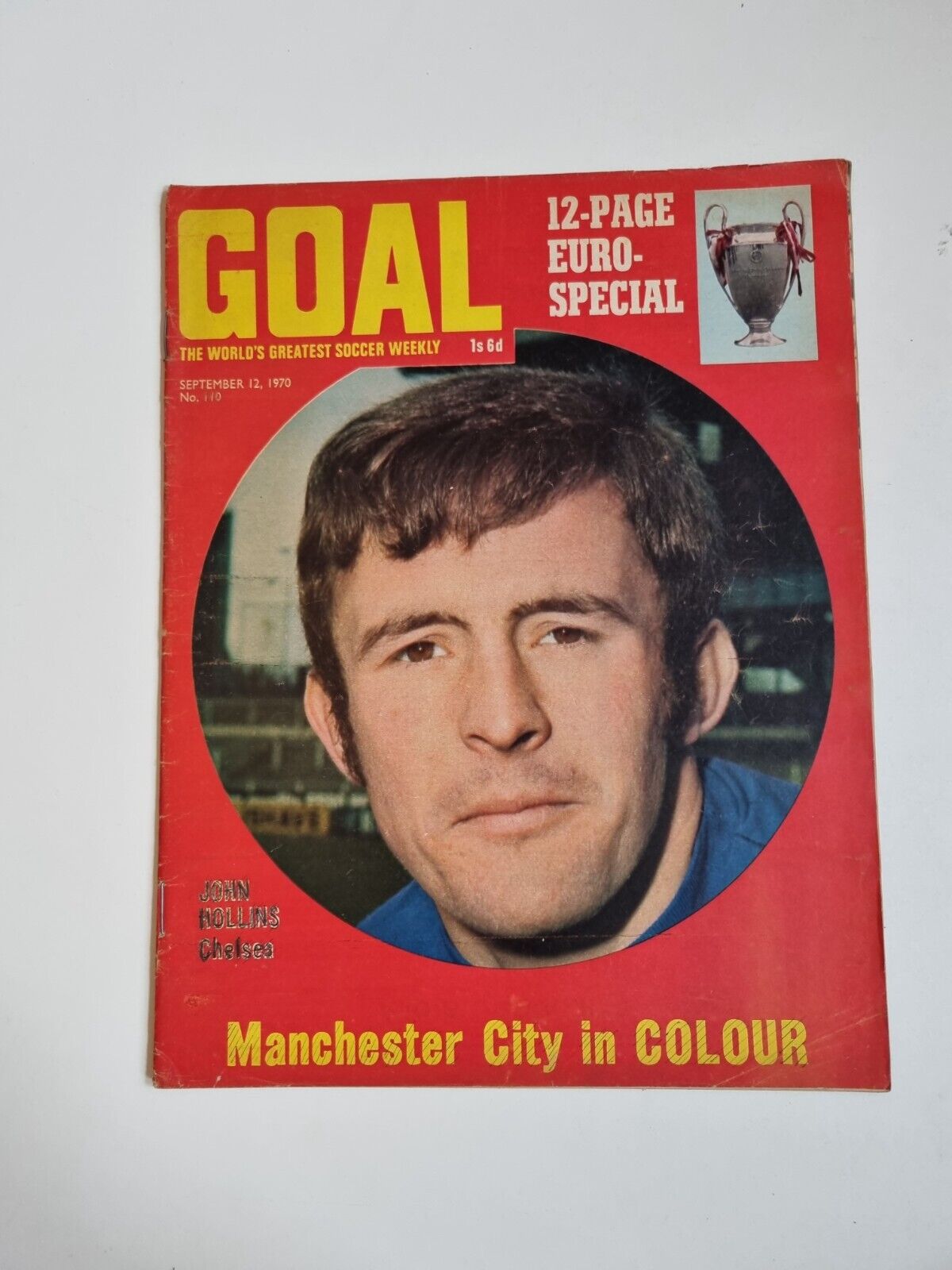 Goal Football Magazine John Hollins No.110, 12th September 1970 Main Image