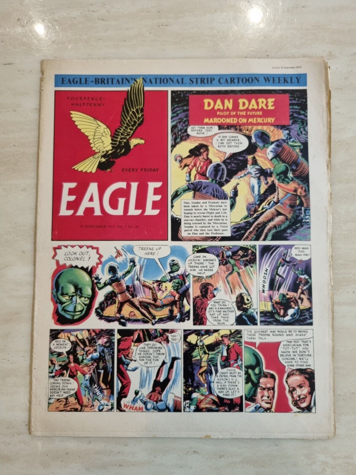 Eagle Comic Vol 3 No 24, 19th September 1952 A London Omnibus Main Image