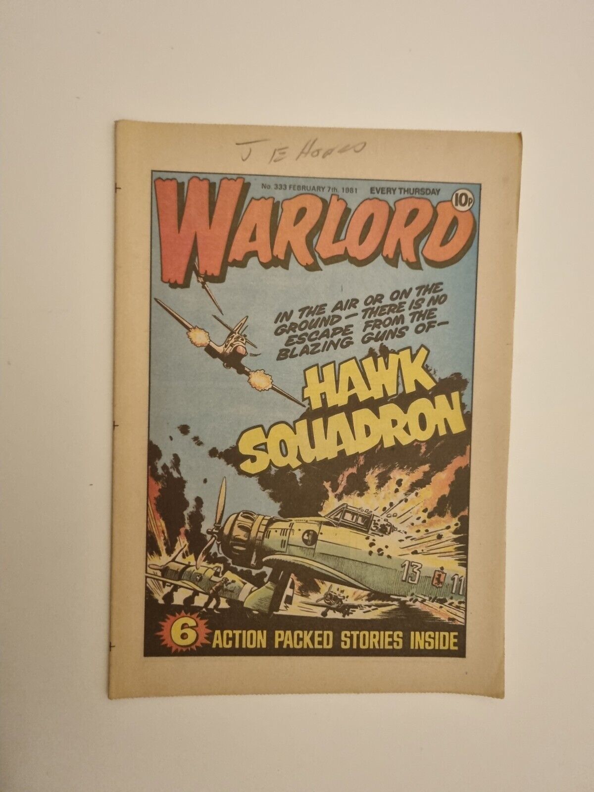 Warlord and Bullet Comic No 333 - 7th February 1981 Main Image