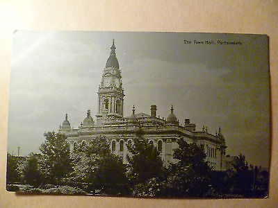 Postcard- THE TOWN HALL, PORTSMOUTH, Hampshire Main Image