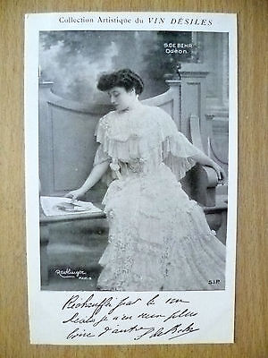 POSTCARDS of THEATRE & OPERA STARS: S DE BEHR ODEON Main Image