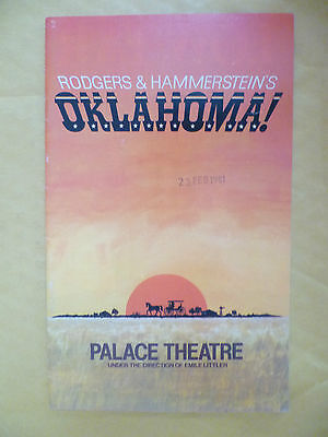 Palace Theatre First Performance 1981- OKLAHOMA by Rodgers & Hammerstein Main Image