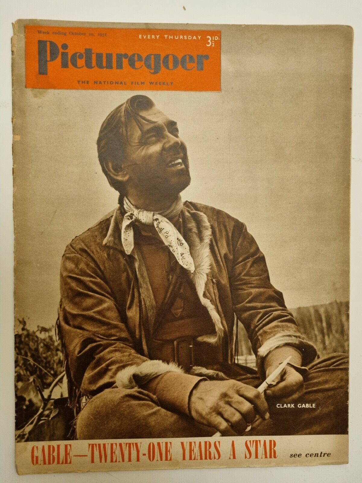 PICTUREGOER CLARK GABLE SALLY FOREST MAUREEN O'HARA - 20th OCTOBER 1951 Main Image