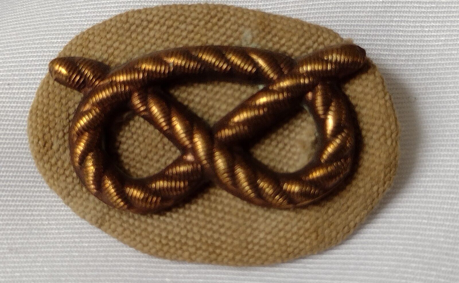 WW1 South Staffordshire Regiment Collar Badge Brass 2 Lugs ANTIQUE Org Main Image