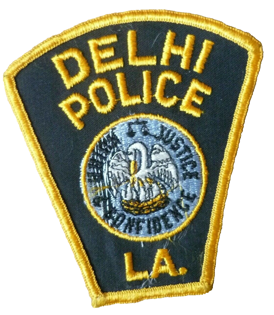 Louisiana Delhi La Us Police Patch 44 mm x 40 mm New Main Image