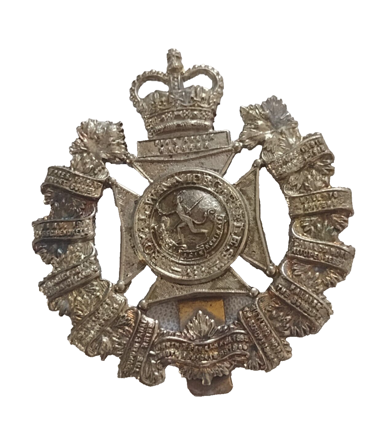 Royal Winnipeg Rifles Canadian Army Cap Badge QC JR Gaunt - New Metal Main Image