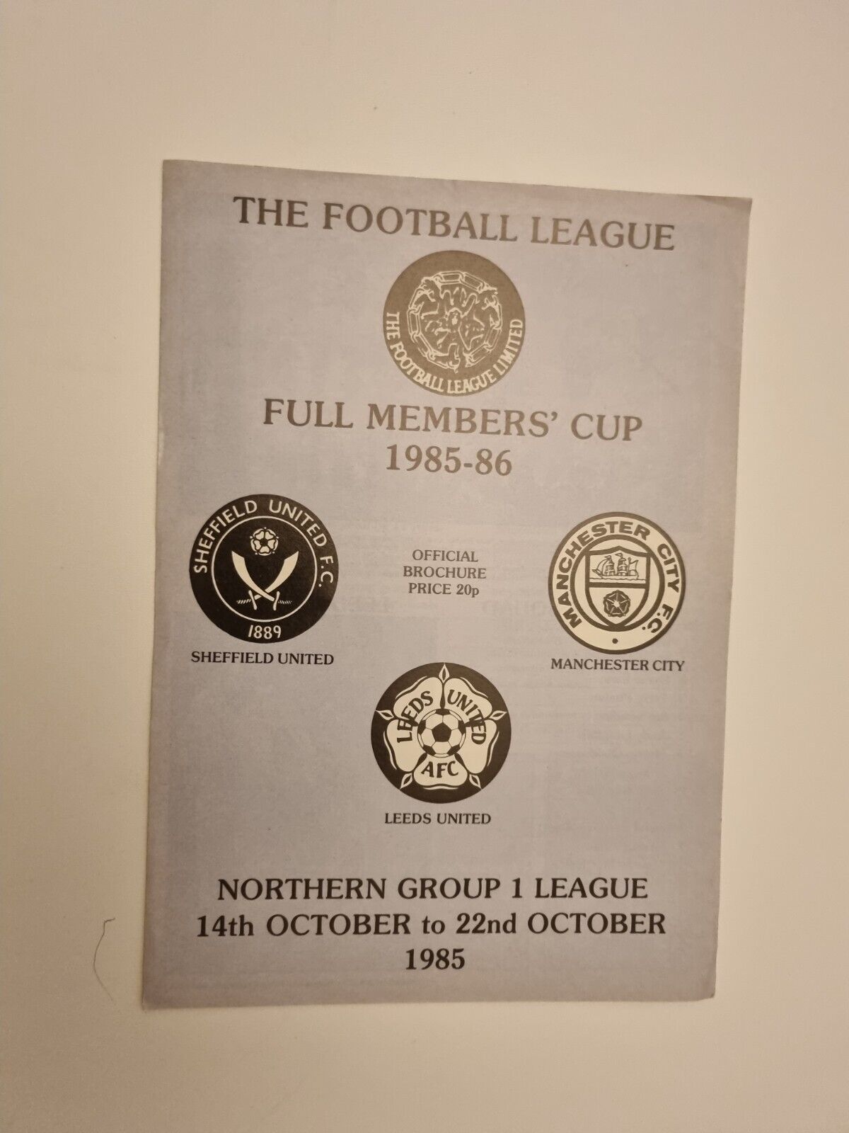 Full Members Cup Sheffield United v Manchester City v Leeds Northern Group 1 Main Image