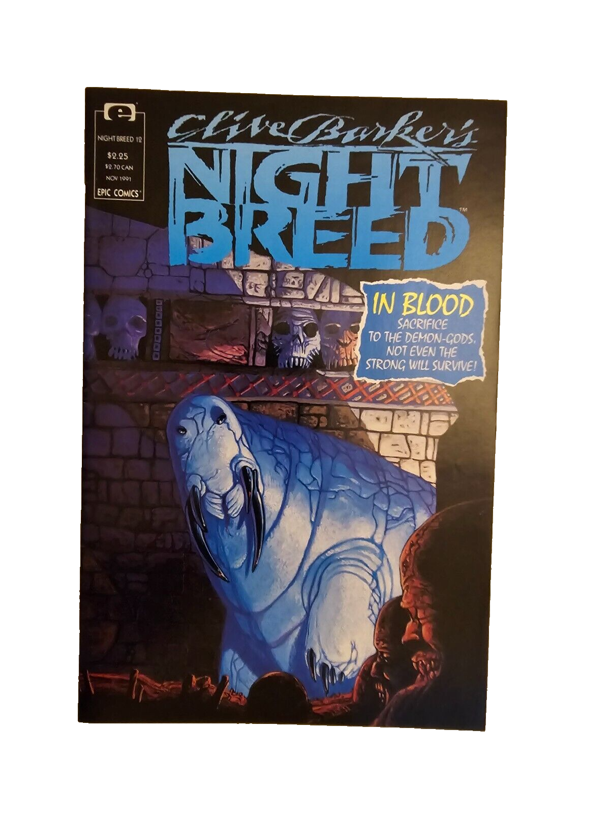 Clive Barker's Night Breed Vol. 1 No. 13, January 1992 Epic Comics Main Image
