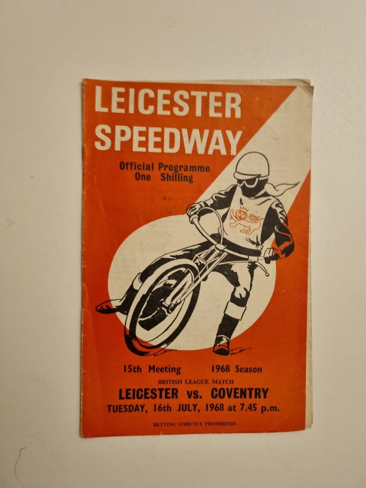 Leicester Speedway British League Match: Leicester v Coventry - 16th July 1968 Main Image