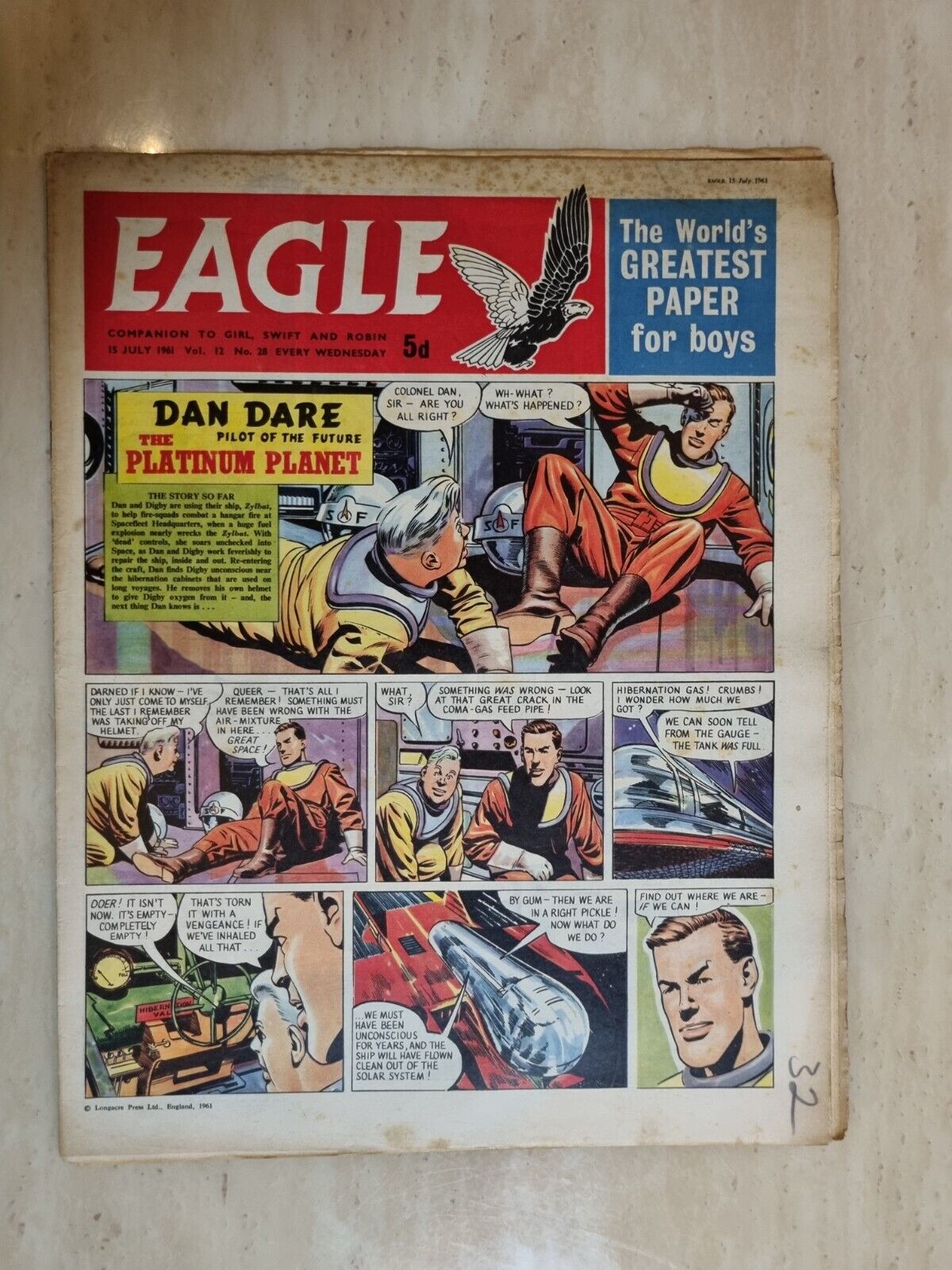 Eagle Vol 12 No 28, 15th July 1961 Metropolitan Railway Locos of The Past Main Image