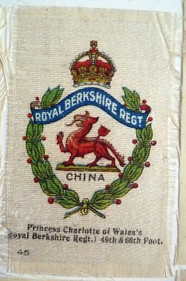 B.D.V. Cigarettes Silk- Princess Charlotte of Wales's 49th & 66th Foot(Royal...) Main Image