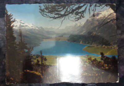 Postcard Silvaplana mil den Oberengadiner Seen Main Image